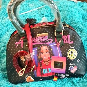 *RARE!* *NWT* Nikky by Nicole Lee American Girl BLM Crossbody Handbag